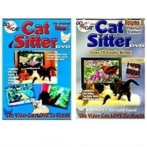 VINTAGE! ORIGINAL! Cat Sitter DVD’s -  Vol. 1 & 2 Platinum Edition!